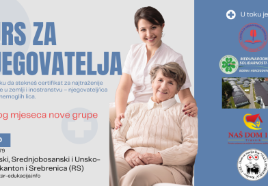 KURS ZA NJEGOVATELJA OD 06.Aprila 2026.
